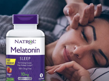 100-Count Natrol Melatonin Fast Dissolve Tablets, Strawberry Flavor as low as $7.80 (Reg. $12.99) + Free Shipping – $0.08/Tablet! Helps You Fall Asleep Faster!