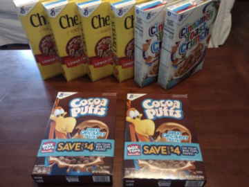 Brigette’s CVS Shopping Trip: 8 Boxes of Cereal for $1.92 total!