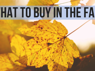 What To Buy In The Fall: Live Q&A at 8:30 pm