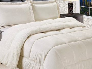 Sherpa-Lined Comforter Sets just $49.99 and under + Exclusive Extra 10% off!