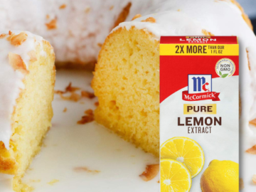 McCormick Pure Lemon Extract as low as $2.60 After Coupon (Reg. $8.98) + Free Shipping – Gluten-free, Non-GMO