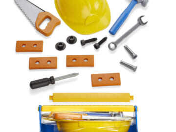 16-Pc Just Like Home Workshop Toy Tool Box Playset $4.73 (Reg. $11) – FAB Ratings! + 15-Pc Mini Tool Case Playset only $5.32