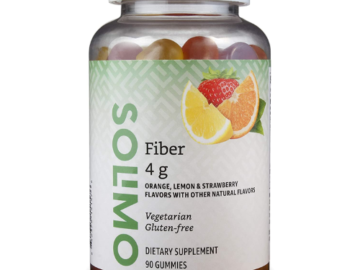FOUR 90-Count Solimo Fiber Gummies for Digestive Health as low as $6.57 EACH Bottle (Reg. $10.46) + Free Shipping! 7¢/Gummy! 2 Gummies per Serving! + Buy 4, Save 5%