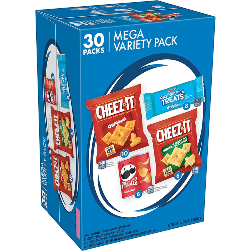 30 Mega Variety Pack Kellogg’s Snacks as low as $8.24 After Coupon (Reg. $12) + Free Shipping – 27¢ each!