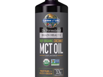 Garden of Life Unflavored Organic Coconut MCT Oil for Brain Health, 32 Fl Oz as low as $21.67 After Coupon (Reg. $33.34) + Free Shipping – 4K+ FAB Ratings! Non-GMO, Vegan, Gluten-Free, & Hexane-Free!