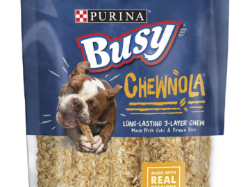 10-Count Purina Busy Rawhide Chewnola Bones for Small/Medium Dogs as low as $11.03 After Coupon (Reg. $16) + Free Shipping! $1.10/Treat! Helps Clean Teeth!