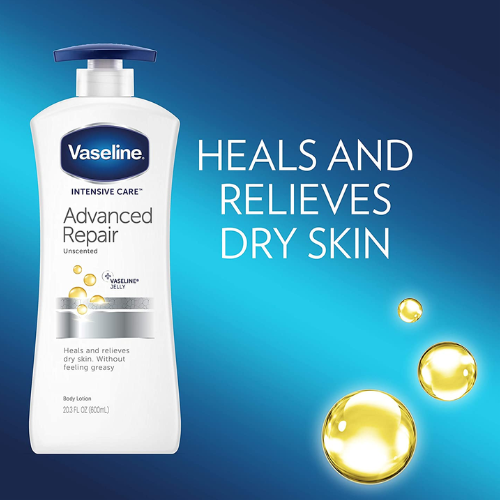 3-Pack Vaseline Advanced Repair Unscented Lotion for Dry Skin as low as $12.38 After Coupon (Reg. $21) + Free Shipping! $4.13 per 20.3 Oz Bottle!