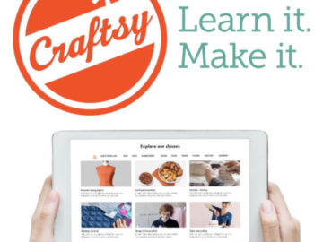 Stay Busy and Crafty with this FAB Craftsy 1-Year Premium Membership for ONLY $2.49 (Reg. $89.99)