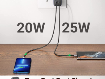 Fast Charge Two Phones at the Same Time with UGREEN Nexode Mini 45W Dual USB C Wall Charger with Foldable Plug $29.99 After Coupon (Reg. $40) + Free Shipping