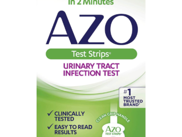 FOUR 3-Count AZO Urinary Tract Infection (UTI) Test Strips as low as $6.82 EACH Box After Coupon (Reg. $11.49) + Free Shipping – 10K+ FAB Ratings! $2.27/Strip! + Buy 4, Save 5%