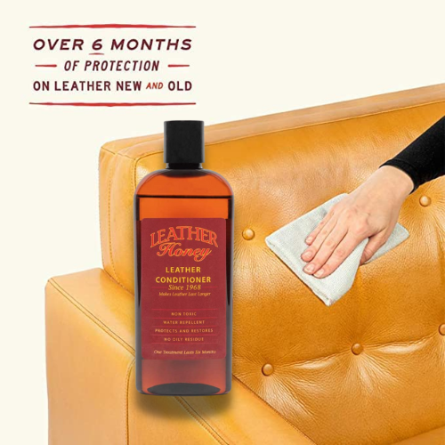 Leather Honey Conditioner, 8 Oz as low as $15.99 After Coupon (Reg. $28) + Free Shipping – 45K+ FAB Ratings! One Treatment Lasts Six Months!