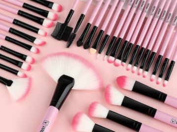 Professional Soft Synthetic Makeup Brush Set $8 After Code (Reg. $19.99) – FAB Ratings! 8K+ 4.4/5 Stars!