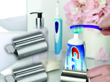 TWO 2-Count Toothpaste Squeezer Silver Tube Rollers $7.98 EACH Set After Coupon (Reg. $20) – 1K+ FAB Ratings! $3.99/Tube Roller! + Buy 2, Save 10%
