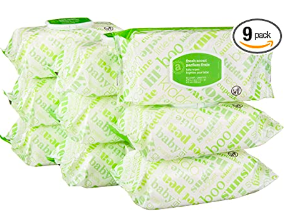Amazon Elements Baby Wipes (720 count) only $12.53 shipped!