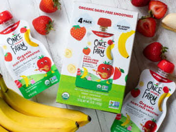 Once Upon a Farm Smoothie 4-Pack As Low As $3.65 At Publix (Regular Price $9.29)