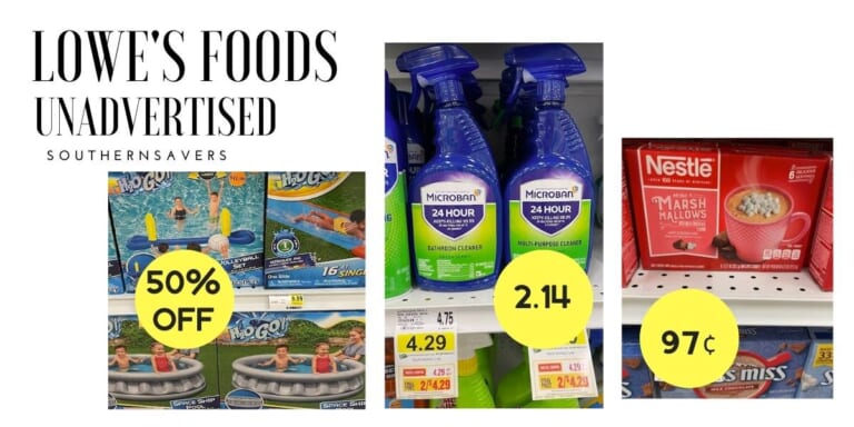 Lowe’s Foods Unadvertised Deals: 9/7-9/13