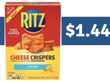 $1.44 Ritz Cheese Crispers or Crisp & Thins