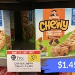$1.45 Quaker Chewy Bars at Publix
