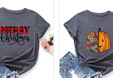 Holiday Graphic Tees only $8.99 + shipping!