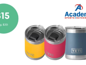 YETI 10-Ounce Rambler For $15 (reg. $20)