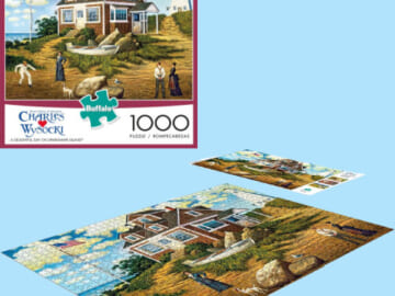 Buffalo Games 1000-Pc Charles Wysocki A Delightful Day on Sparkhawk Island Jigsaw Puzzle $6.99 (Reg. $15) – FAB Ratings!