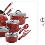 Rachael Ray Cucina Nonstick 12-piece Cookware Set for $74.99
