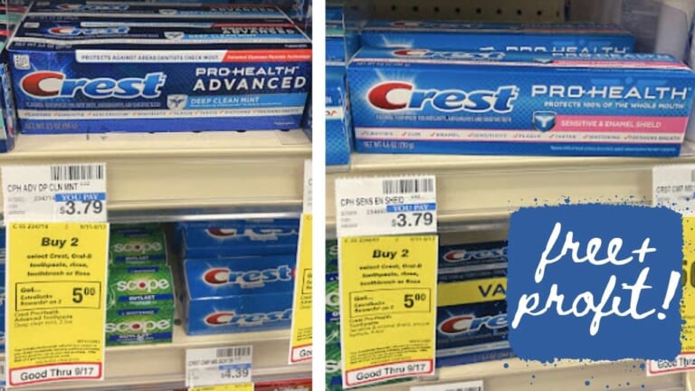 Money Maker Crest Toothpaste at CVS!