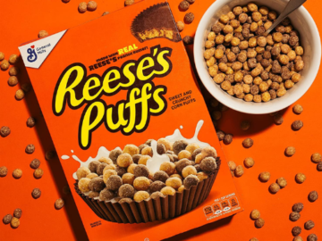 FOUR Reese’s Puffs Breakfast Cereal, Chocolate Peanut Butter with Whole Grain, 11.5 Oz as low as $2.36 EACH Box (Reg. $5) + Free Shipping! Fun Kid’s Breakfast! + Buy 4, Save 5%