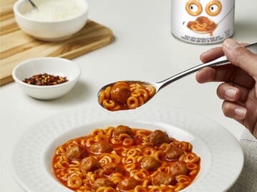 12 Pack SpaghettiOs Canned Pasta with Meatballs as low as $10.87 Shipped Free (Reg. $18) – 91¢ per 15.6 Oz Can!