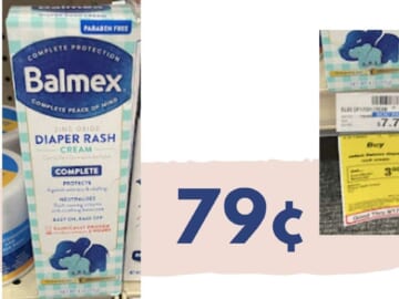 79¢ Balmex Diaper Rash Cream