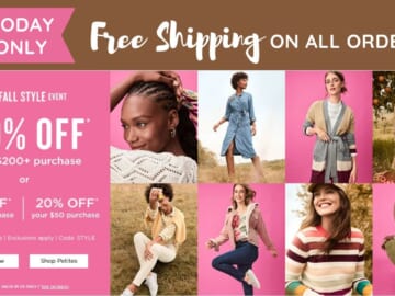LOFT | Fall Savings + Free Shipping Today Only!