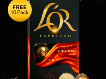 *HOT* Free 10-Pack L’OR Espresso Pods!
