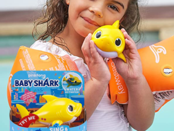 Robo Alive Junior Yellow Baby Shark Battery-Powered Sing and Swim Bath Toy $6.55 (Reg. $12.99) – 13K+ FAB Ratings!