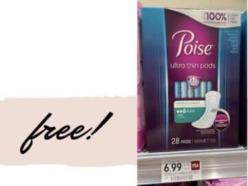 FREE Poise Ultra Thins with Stacking Deals