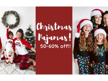 50-60% off Family Christmas Pajamas