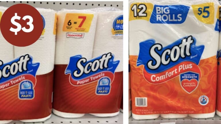 Scott Bath Tissue & Paper Towels for $3 Per Pack at Walgreens