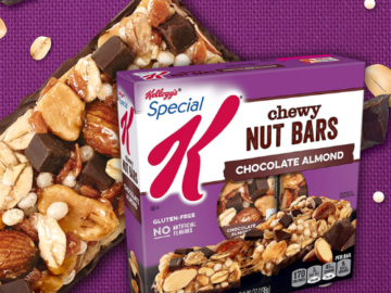 48-Count Kellogg’s Special K Chewy Breakfast Bars, Chocolate Almond as low as $23.76 After Coupon (Reg. $66.12) + Free Shipping – 50¢/bar!