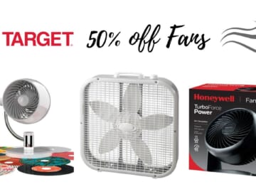50% off Portable Fans at Target