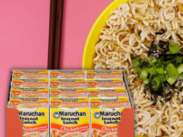 FOUR 12-Pack Maruchan Instant Lunch Chicken Flavor as low as $4.54 EACH Box (Reg. $14) + Free Shipping! 38¢/2.25 Oz Cup! + Buy 4, Save 5% – Perfect for quick meals!