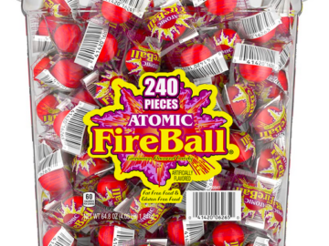 Atomic Fireballs Candy 4.05 Pound Bulk Tub only $11.06 shipped!
