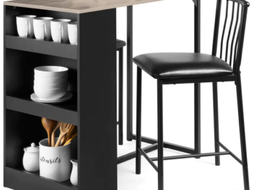 3-Piece Counter Height Kitchen Dining Table Set only $159.99 shipped (Reg. $280!)