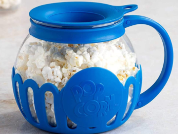 1.5-Qt Micro-Pop Microwave Popcorn Popper (Blue) $8.50 (Reg. $12.99) – FAB Ratings! 56.3K 4.4/5 Stars! Borosilicate Glass