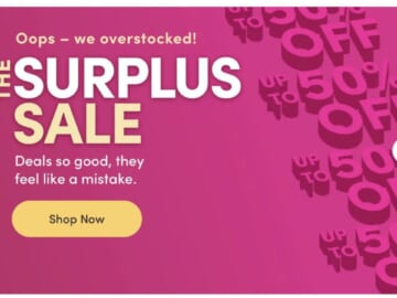 Wayfair | Up to 50% Off Surplus Sale