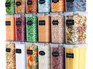 Airtight Food Storage Containers Set with Lids (24 Pack) only $39.49 shipped (Reg. $70!)