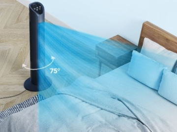 Get A Good Night Sleep Without Worrying About Getting Too Hot Or Cold With This Smart Tower Fan Just $59.99 After Coupon (Reg. $85.99) + Free Shipping – FAB Ratings!