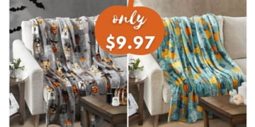 Fall Harvest & Holiday Throw Blankets For $9.97