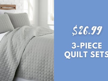 Oversized Quilts Sets $30 + Extra 10% Off