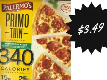$3.49 Palermo’s Primo Thin Pizza at Lowes Foods