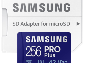 SAMSUNG PRO Plus + 256GB microSDXC Adapter $28.99 Shipped Free (Reg. $54.99) – 3.8K+  FAB Ratings!