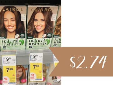 $2.74 Clairol Hair Color at Walgreens